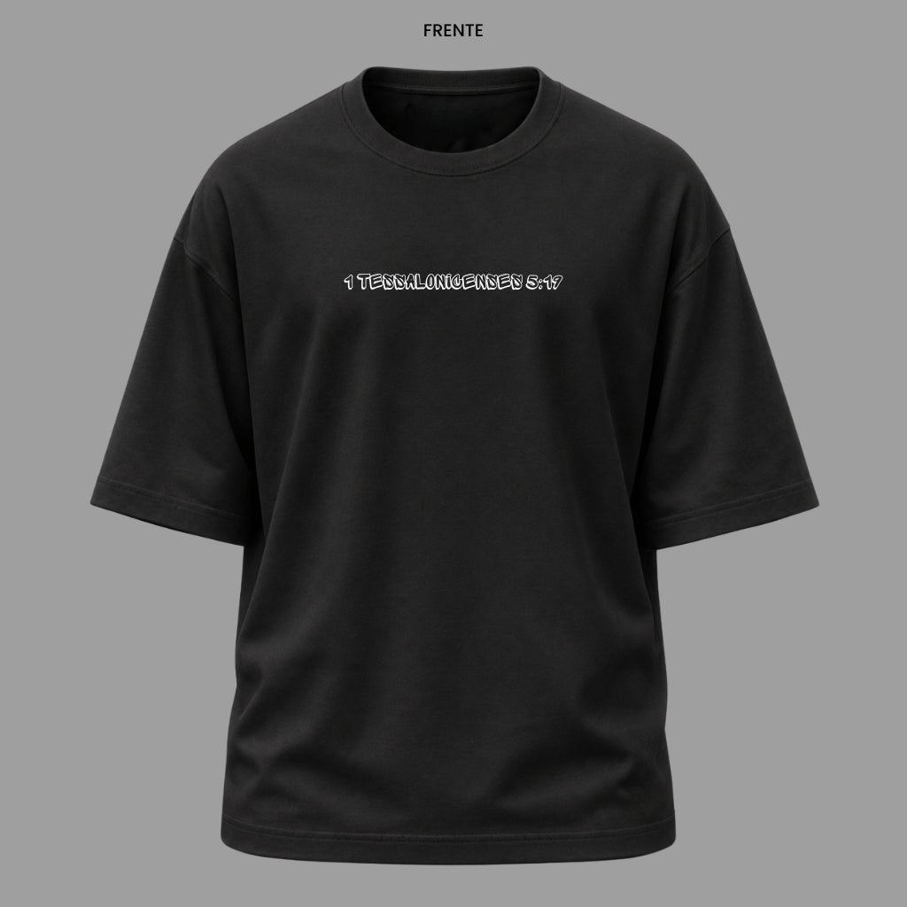 Camiseta Oversized Cristã 1 Tessalonicenses 5:19 | Kyrios Club