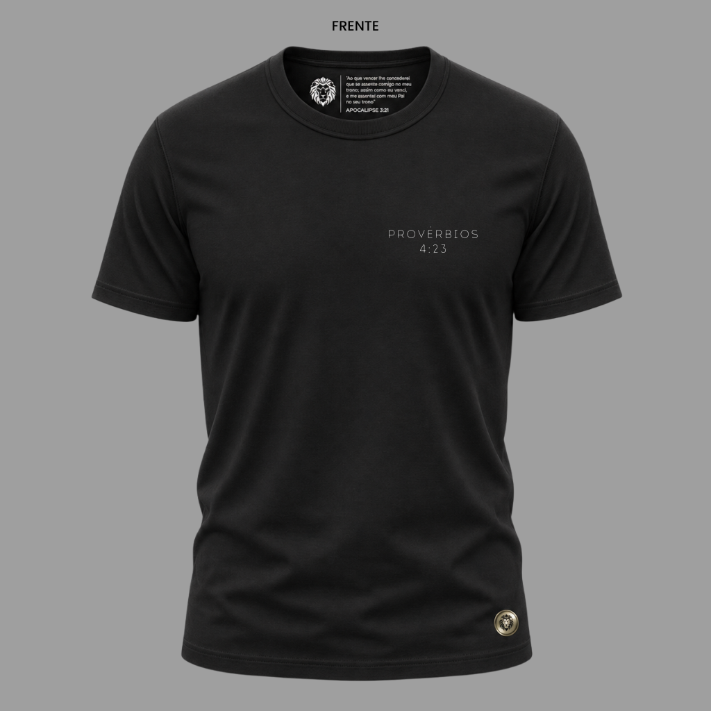 Camiseta Cristã Provérbios 4:23 | Kyrios Club