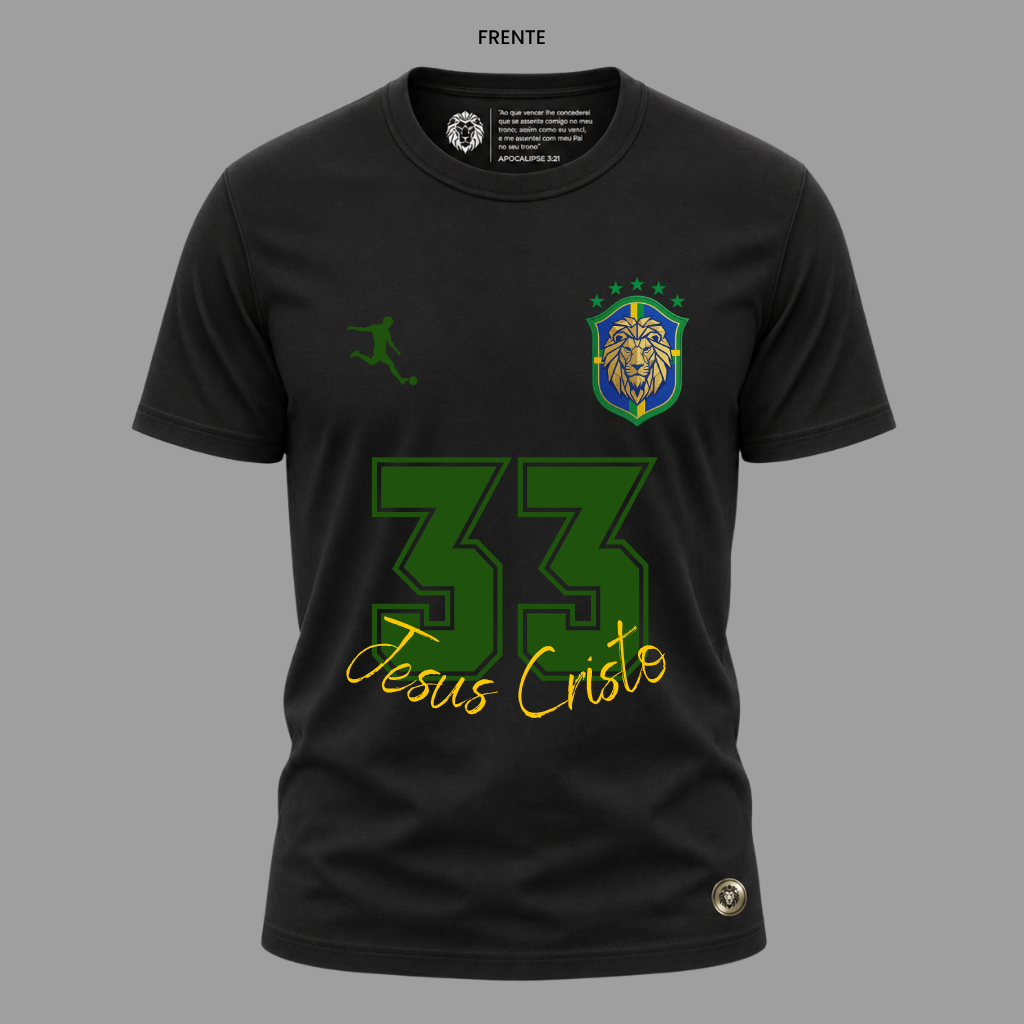 Camiseta Nação Eleita João 13:14 | Copa 2026 | Kyrios Club