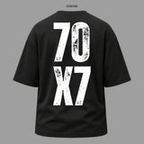 Camiseta Oversized Cristã Mateus 18:22 | Kyrios Club