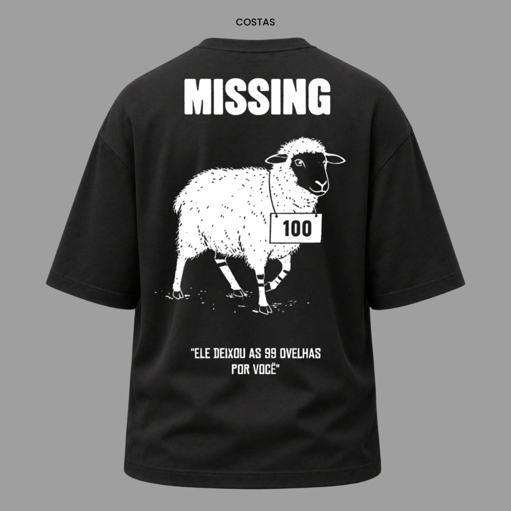Camiseta Oversized Cristã Lucas 15:4 | Kyrios Club