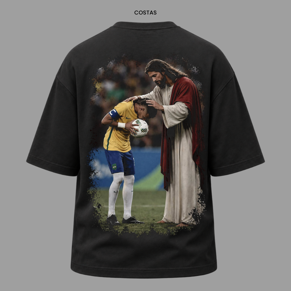 Camiseta Nação Eleita 100% Jesus | Copa 2026 | Kyrios Club