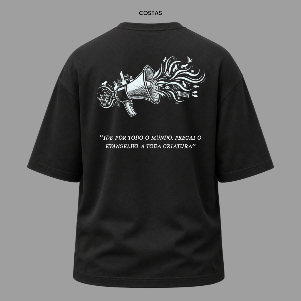 Camiseta Cristã Marcos 16:15 | Kyrios Club