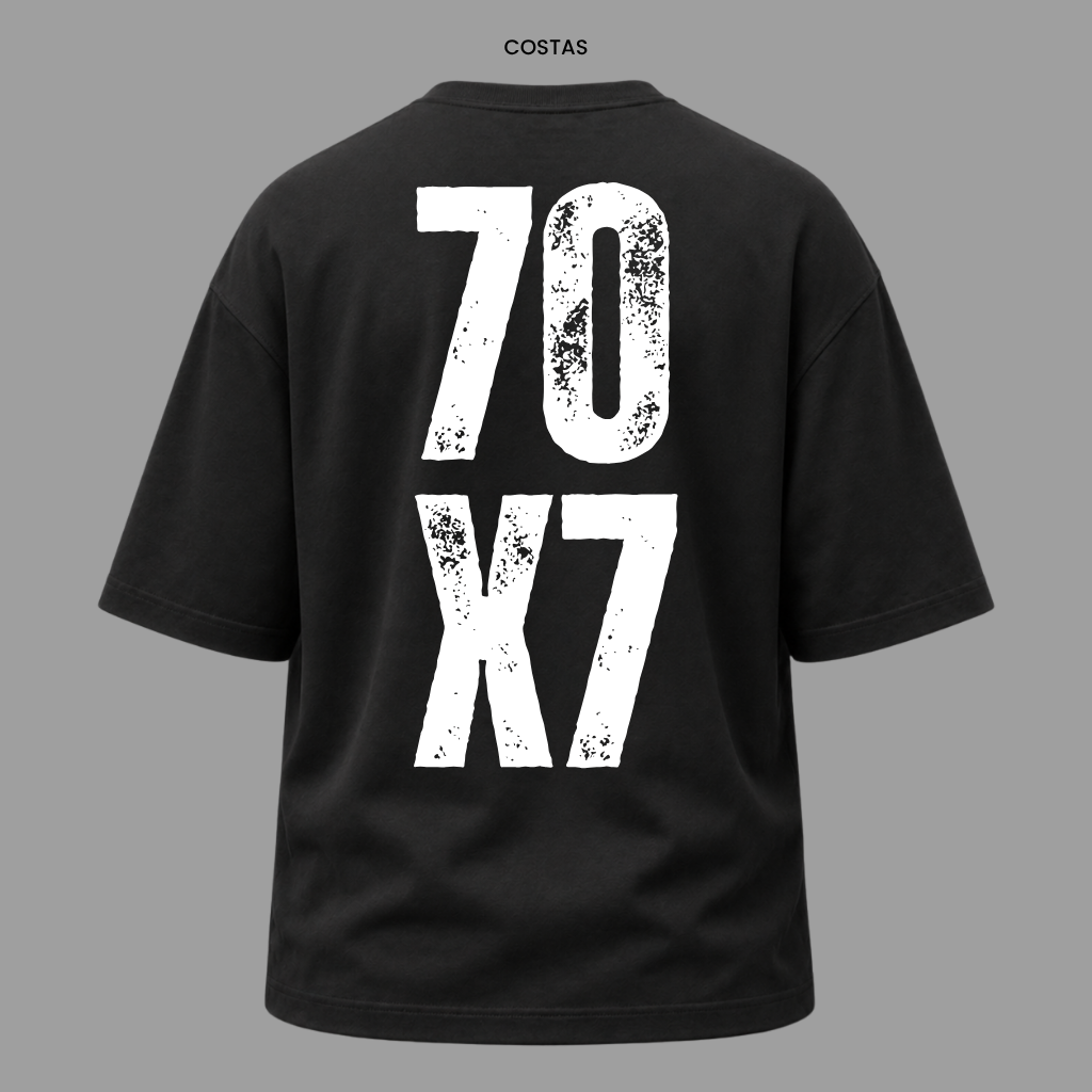 Camiseta Cristã Mateus 18:22 | Kyrios Club
