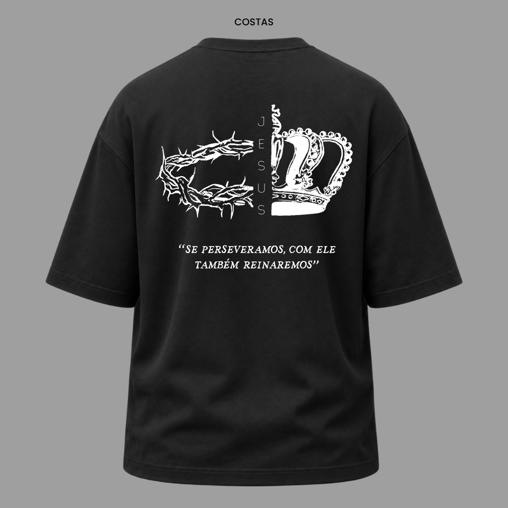 Camiseta Cristã 2 Timóteo 2:12 | Kyrios Club