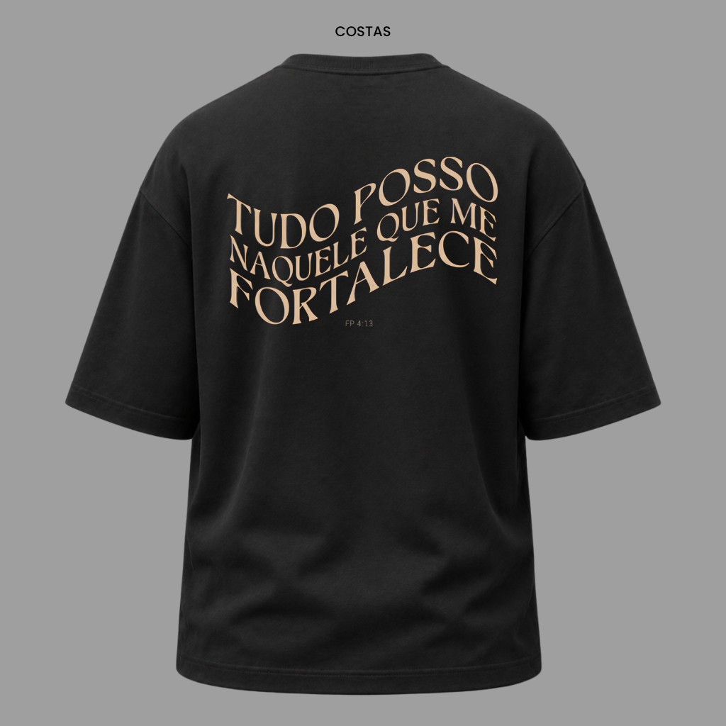 Camiseta Cristã Filipenses 4:13 | Kyrios Club