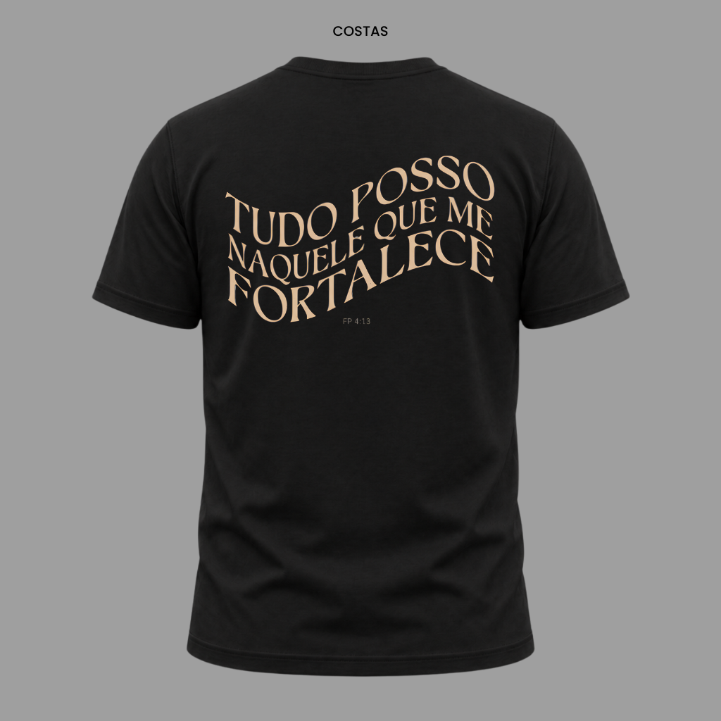 Camiseta Cristã Filipenses 4:13 | Kyrios Club