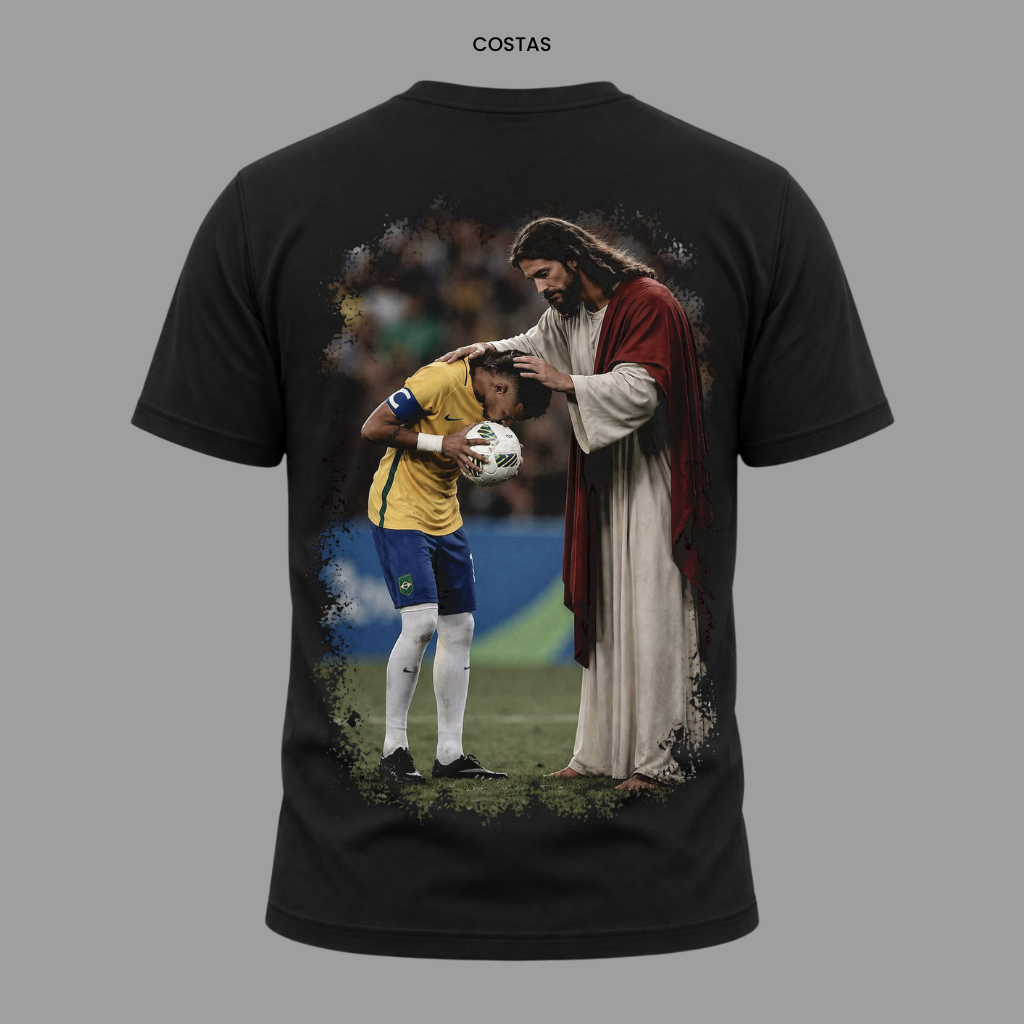 Camiseta Nação Eleita 100% Jesus | Copa 2026 | Kyrios Club