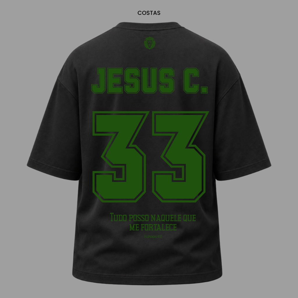 Camiseta Nação Eleita Jesus 33 | Copa 2026 | Kyrios Club