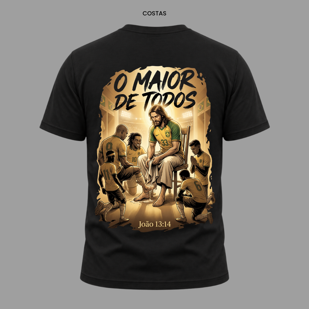 Camiseta Nação Eleita João 13:14 | Copa 2026 | Kyrios Club