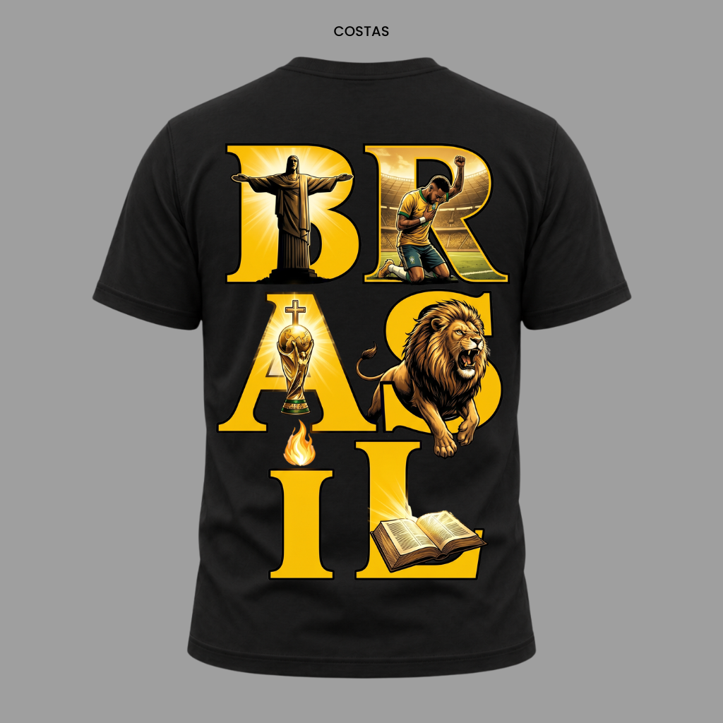 Camiseta Nação Eleita Brasil | Copa 2026 | Kyrios Club