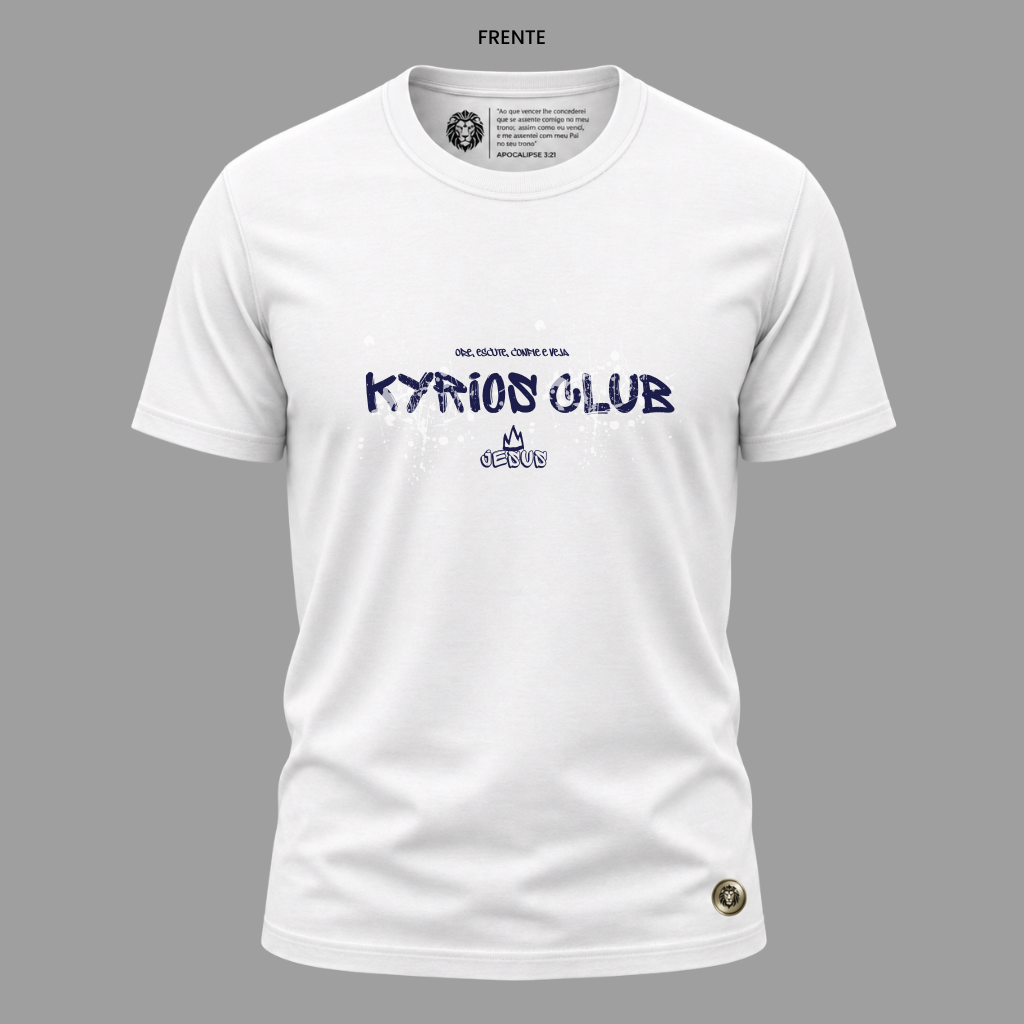 Camiseta Cristã Kr Club Jesus | Kyrios Club
