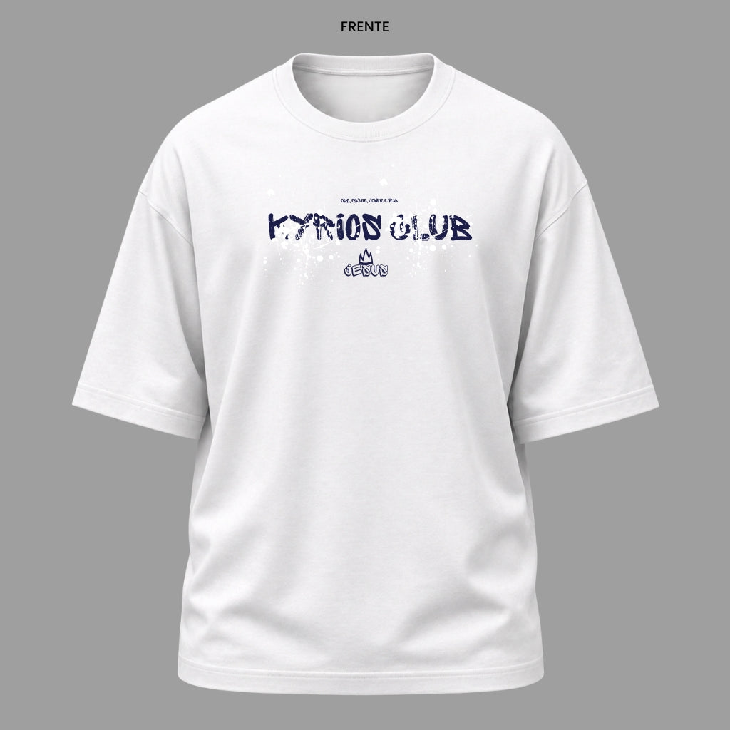 Camiseta Oversized Cristã Kr Club Jesus | Kyrios Club
