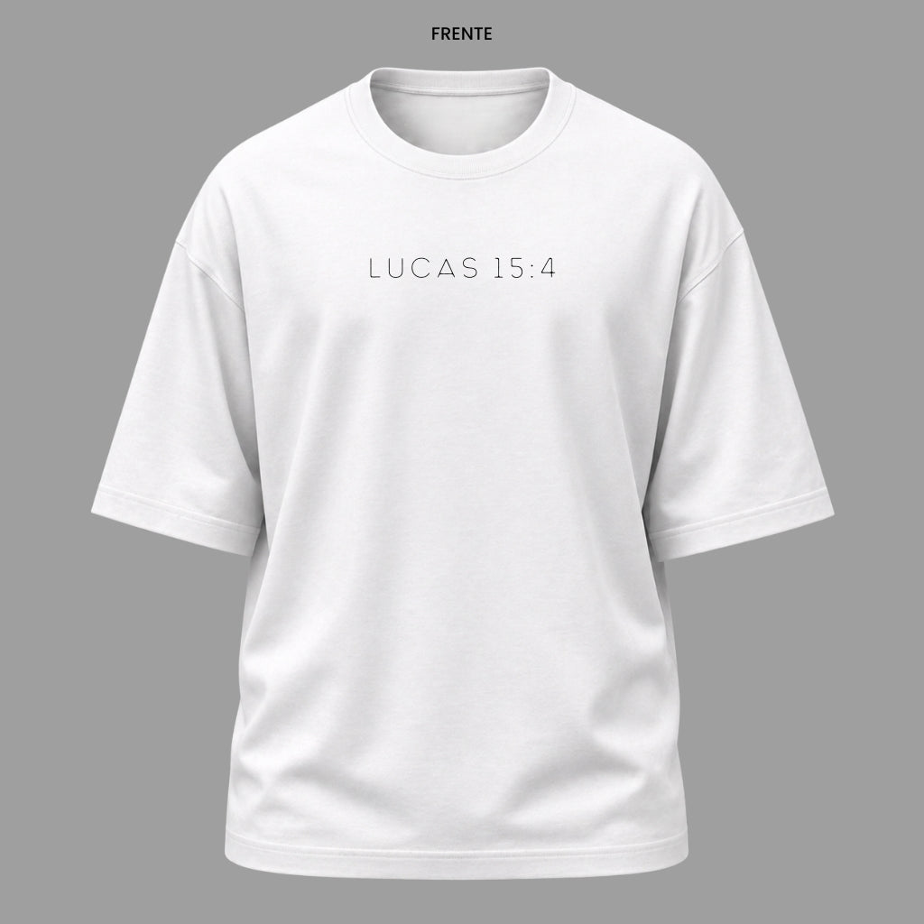Camiseta Oversized Cristã Lucas 15:4 | Kyrios Club