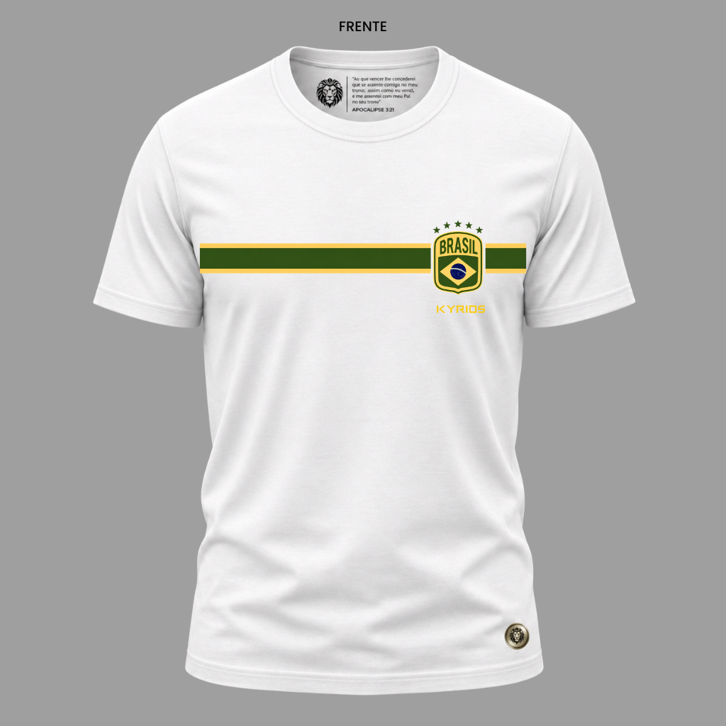 Camiseta Nação Eleita Salmos 33:12 | Copa 2026 | Kyrios Club