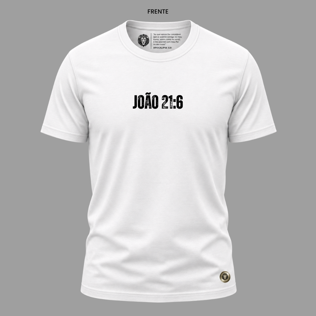 Camiseta Cristã João 21:6 | Kyrios Club