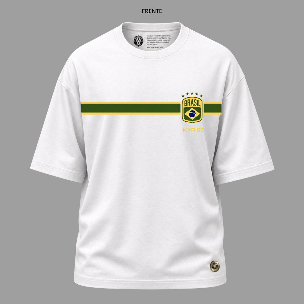 Camiseta Nação Eleita Salmos 33:12 | Copa 2026 | Kyrios Club