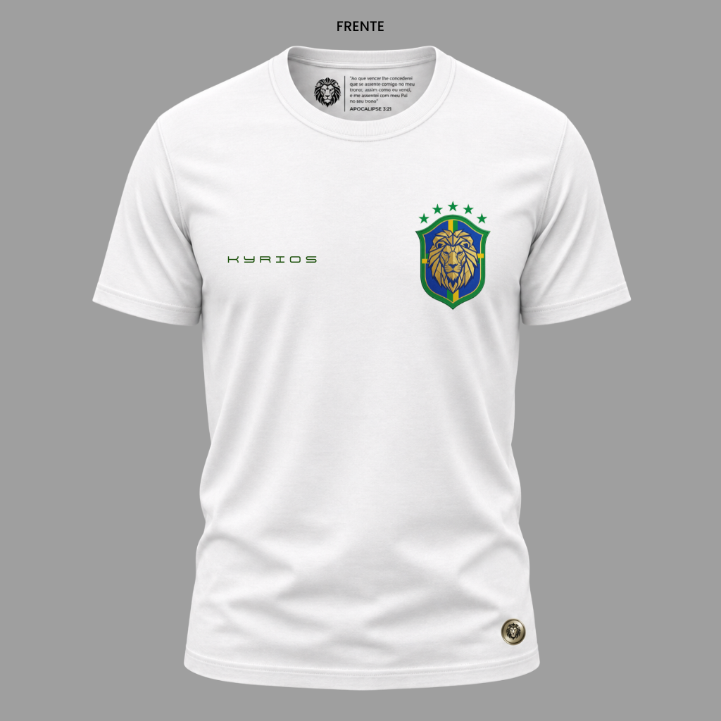 Camiseta Nação Eleita Eu Venci o Mundo | Copa 2026 | Kyrios Club