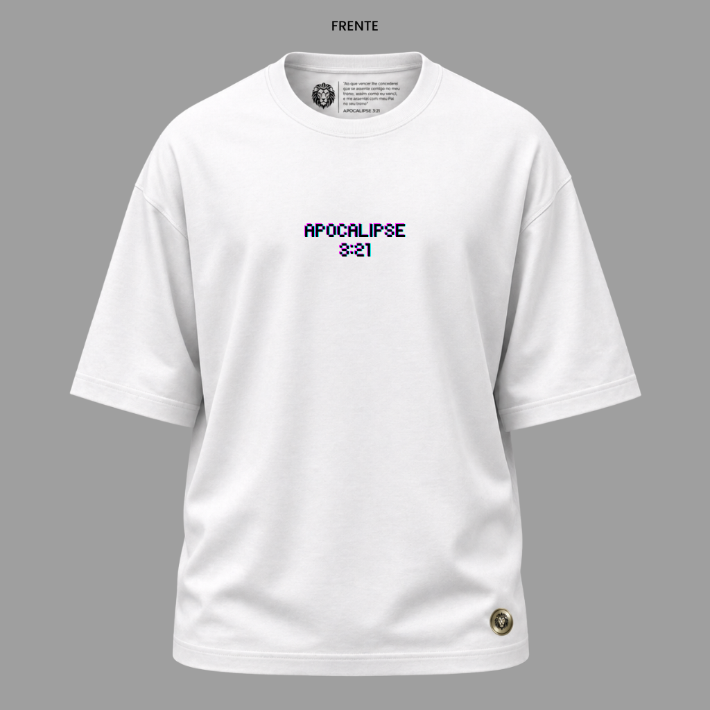 Camiseta Cristã Apocalipse 3:21 | Kyrios Club