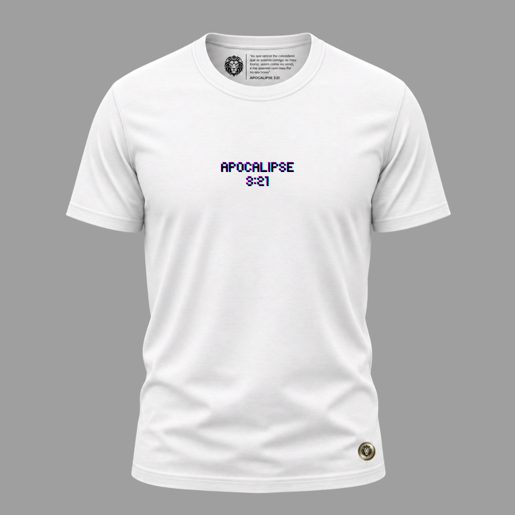 Camiseta Cristã Apocalipse 3:21 | Kyrios Club