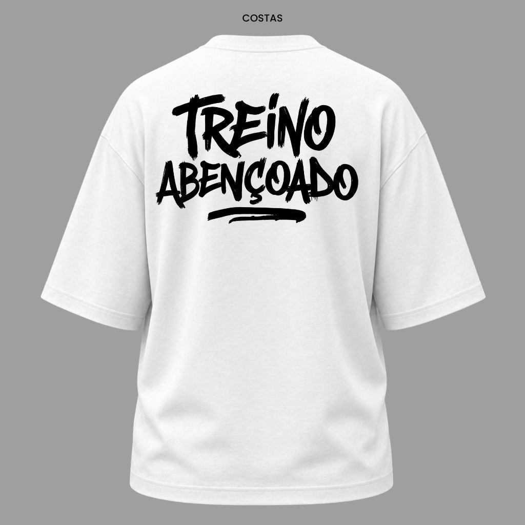 Camiseta Oversized Cristã Blessed Training | Kyrios Club