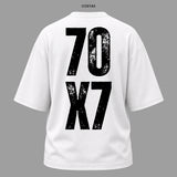 Camiseta Oversized Cristã Mateus 18:22 | Kyrios Club