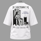 Camiseta Oversized Cristã Apocalipse 3:21 | Kyrios Club