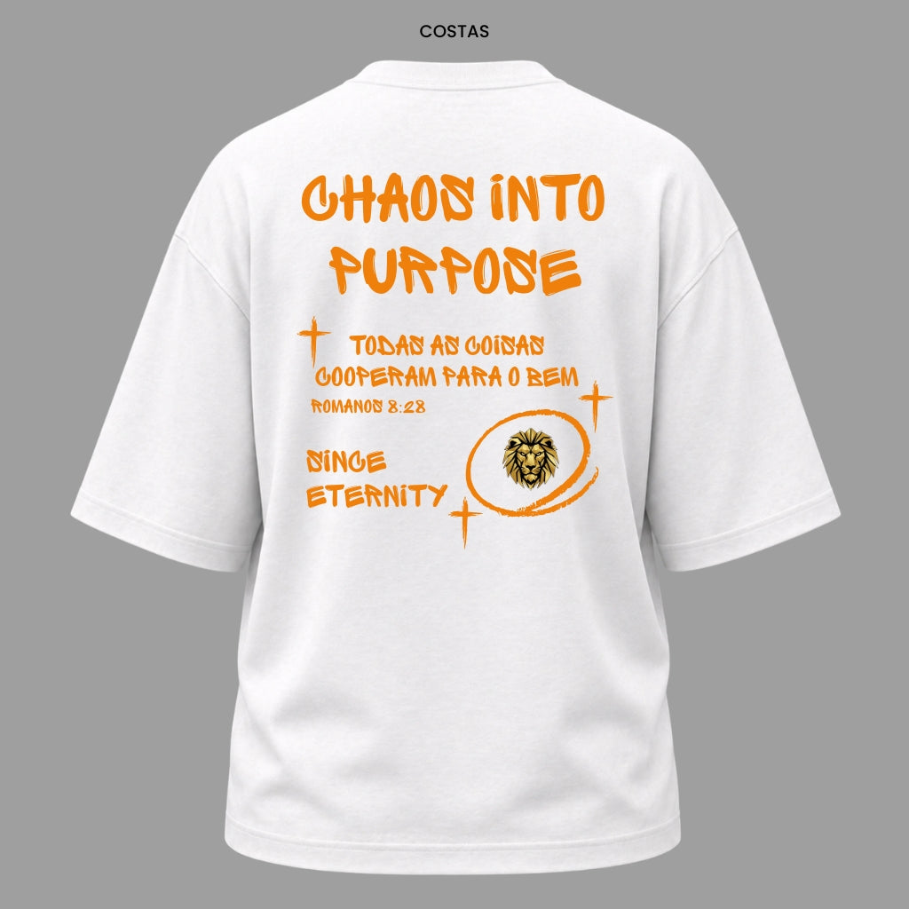 Camiseta Oversized Cristã Romanos 8:28 | Kyrios Club