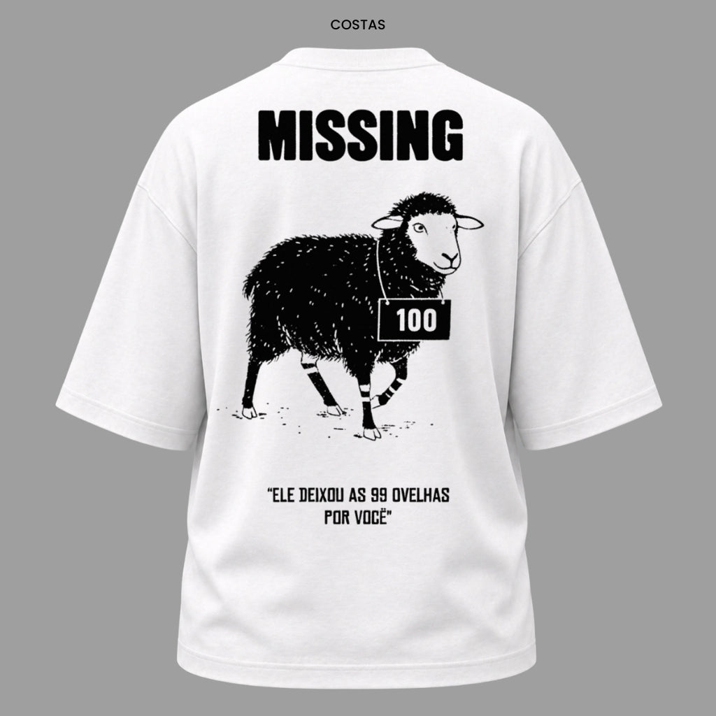 Camiseta Oversized Cristã Lucas 15:4 | Kyrios Club