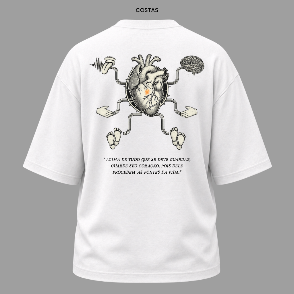 Camiseta Cristã Provérbios 4:23 | Kyrios Club