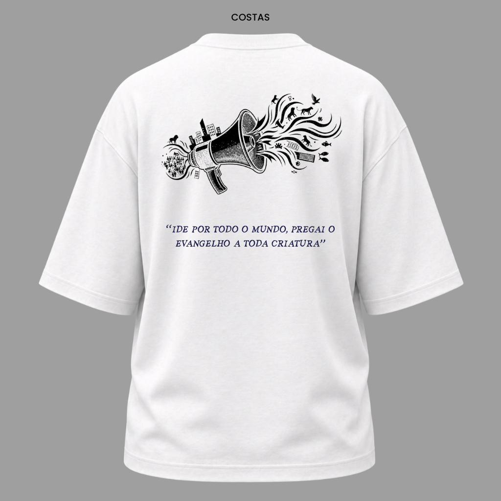Camiseta Cristã Marcos 16:15 | Kyrios Club