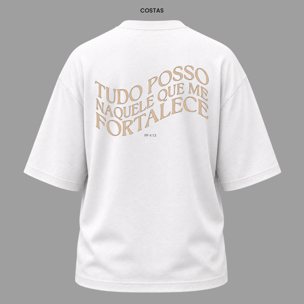Camiseta Cristã Filipenses 4:13 | Kyrios Club