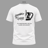 Camiseta Cristã 2 Timóteo 2:12 | Kyrios Club