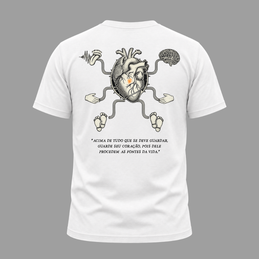 Camiseta Cristã Provérbios 4:23 | Kyrios Club