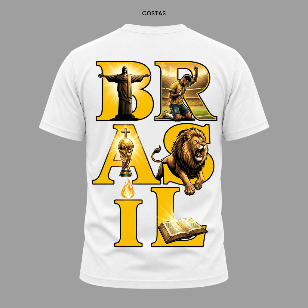 Camiseta Nação Eleita Brasil | Copa 2026 | Kyrios Club