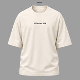 Camiseta Oversized Cristã 2 Timóteo 2:12 | Kyrios Club