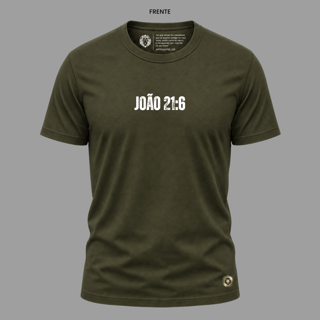 Camiseta Cristã João 21:6 | Kyrios Club