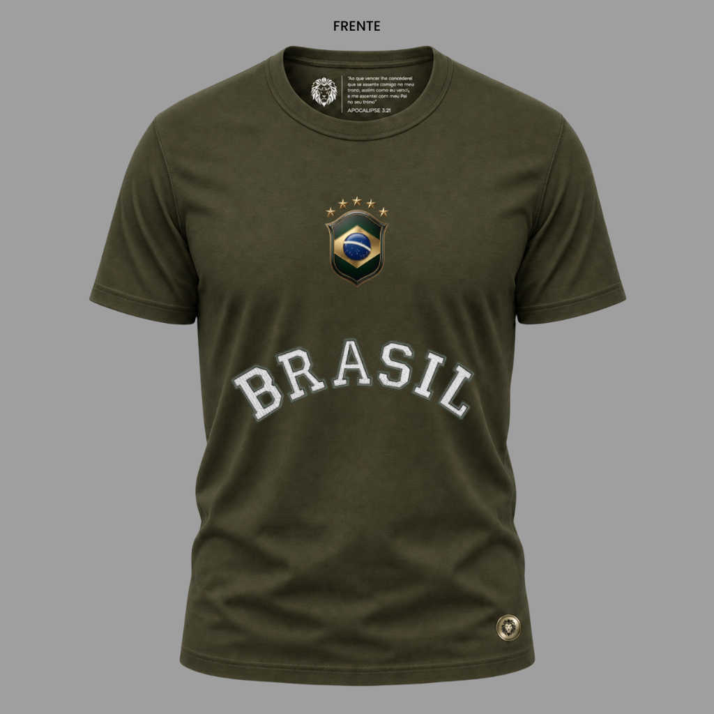 Camiseta Nação Eleita Jesus 33 | Copa 2026 | Kyrios Club