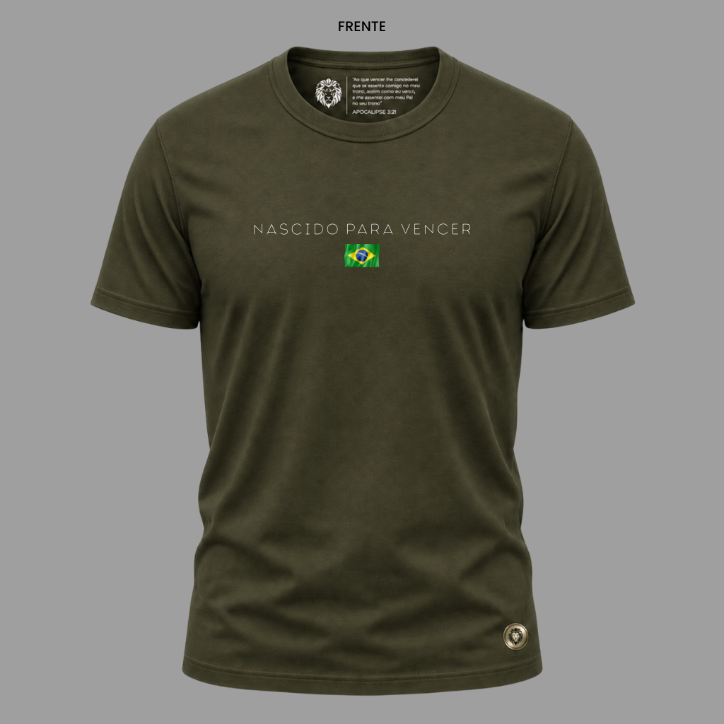 Camiseta Nação Eleita 1 João 5:4 | Copa 2026 | Kyrios Club