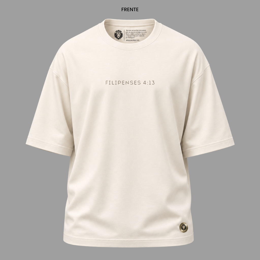 Camiseta Cristã Filipenses 4:13 | Kyrios Club