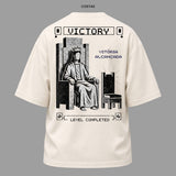 Camiseta Oversized Cristã Apocalipse 3:21 | Kyrios Club