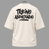 Camiseta Oversized Cristã Blessed Training | Kyrios Club