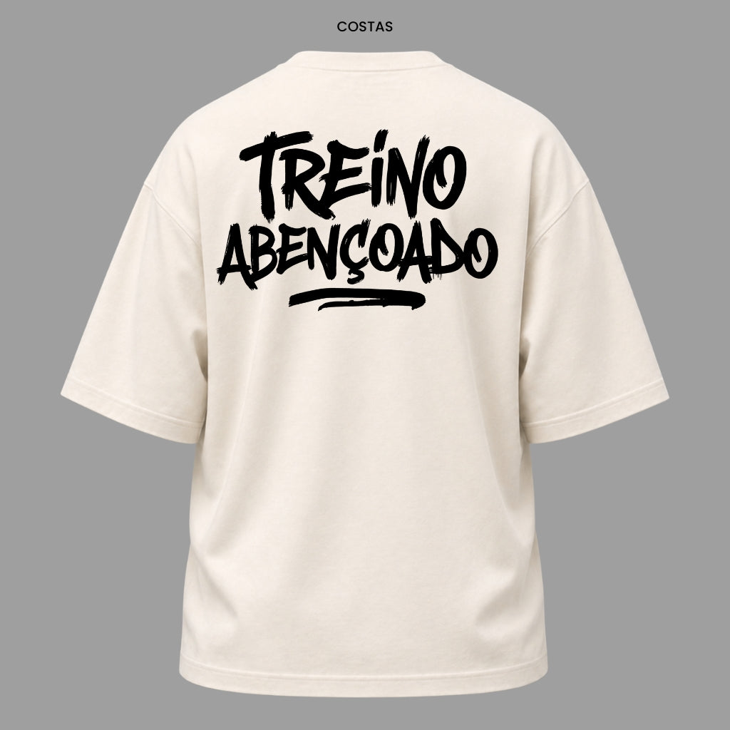 Camiseta Oversized Cristã Blessed Training | Kyrios Club
