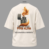 Camiseta Oversized Cristã 1 Tessalonicenses 5:19 | Kyrios Club
