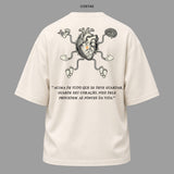 Camiseta Oversized Cristã Provérbios 4:23 | Kyrios Club