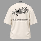 Camiseta Oversized Cristã Marcos 16:15 | Kyrios Club