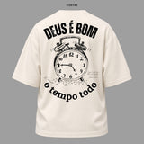 Camiseta Oversized Cristã Salmos 100:5 | Kyrios Club
