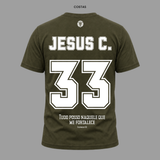 Camiseta Nação Eleita Jesus 33 | Copa 2026 | Kyrios Club