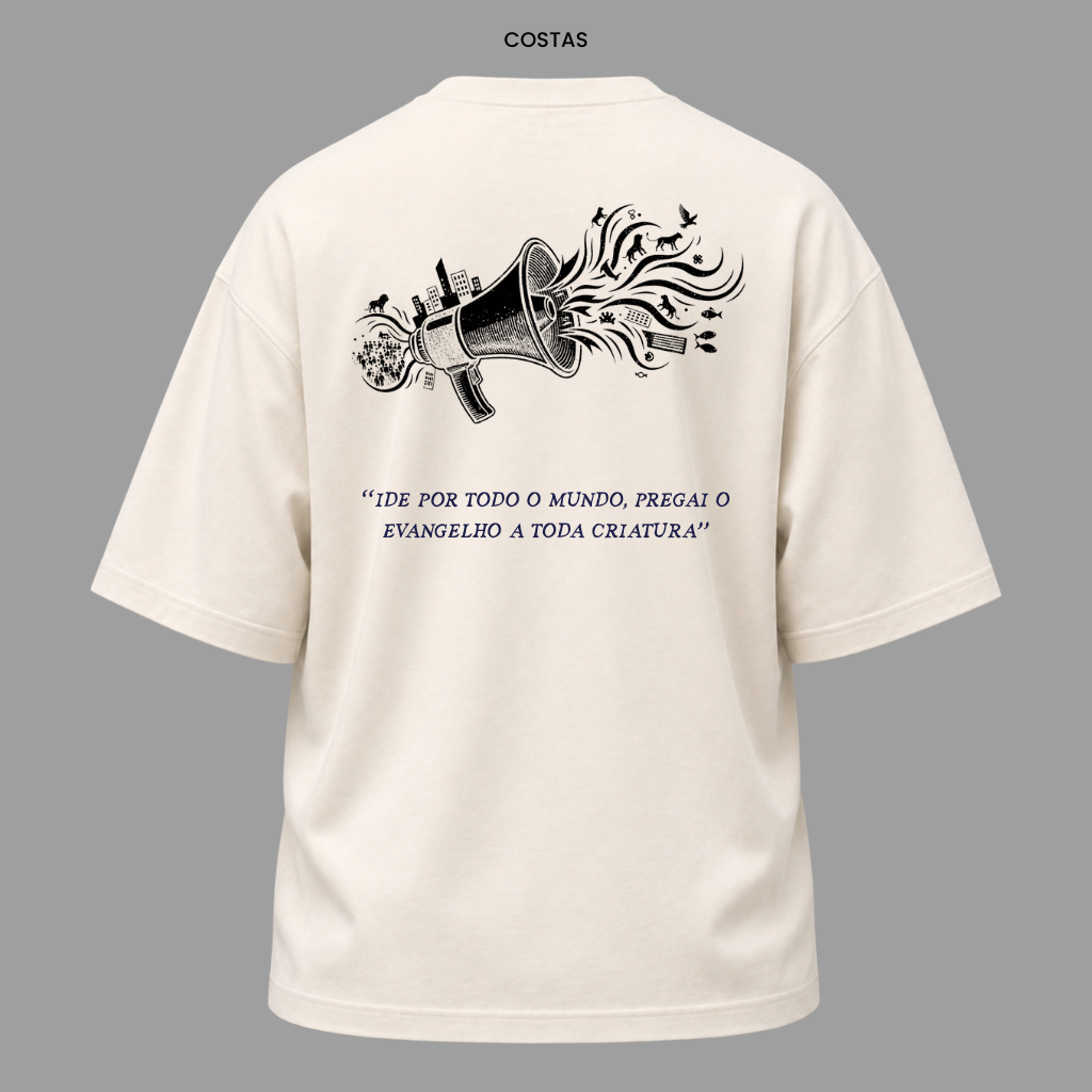 Camiseta Cristã Marcos 16:15 | Kyrios Club