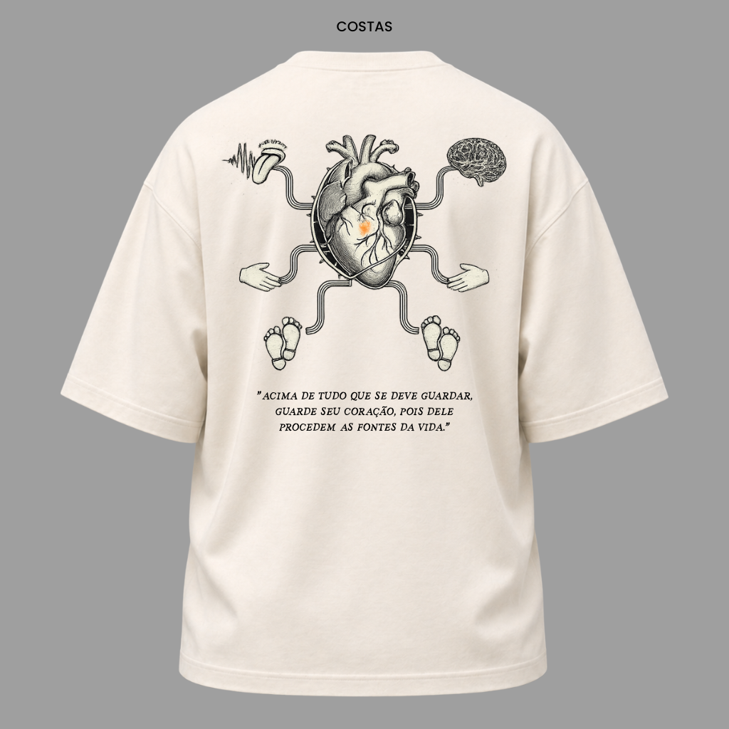 Camiseta Cristã Provérbios 4:23 | Kyrios Club